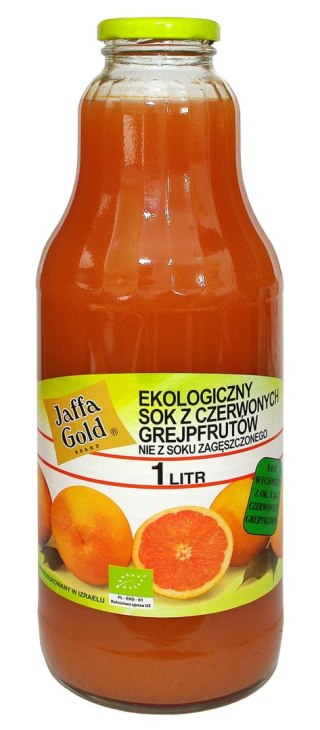 SOK Z CZERWONYCH GREJPFRUTÓW NFC BIO 1 L - JAFFA GOLD