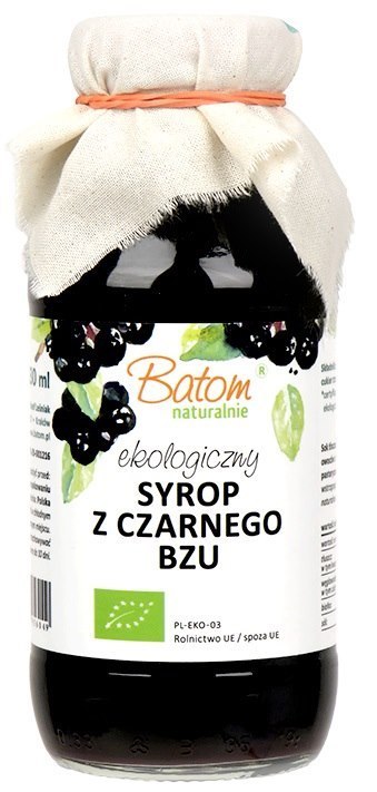 SYROP Z CZARNEGO BZU BIO 330 ml - BATOM