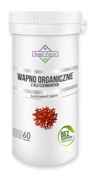 WAPNO ORGANICZNE (800 mg) 60 KAPSUŁEK - SOUL FARM