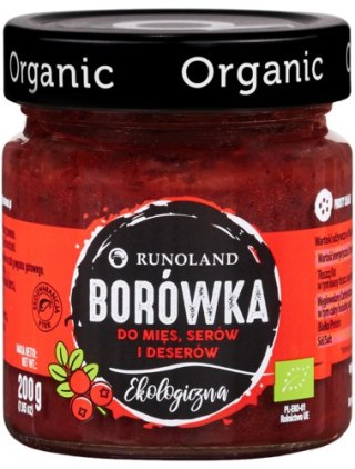 BORÓWKA DO MIĘS, SERÓW I DESERÓW BIO 200 g - RUNOLAND