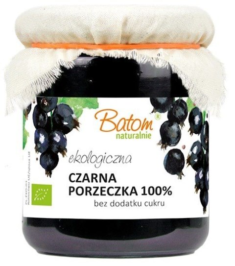 CZARNA PORZECZKA 100 % BEZ DODATKU CUKRÓW BIO 260 g - BATOM