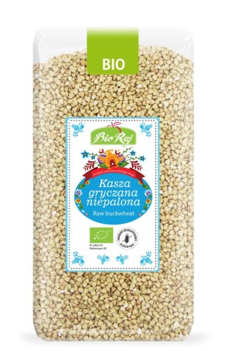 KASZA GRYCZANA NIEPALONA BEZGLUTENOWA BIO 500 g - BIO RAJ