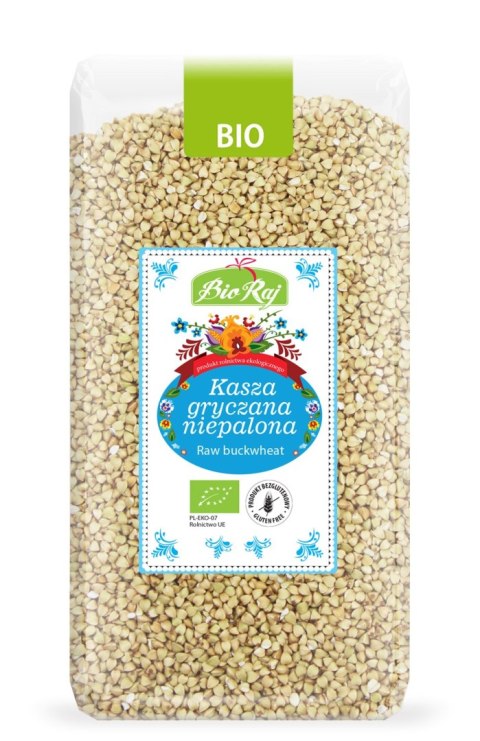 KASZA GRYCZANA NIEPALONA BEZGLUTENOWA BIO 500 g - BIO RAJ