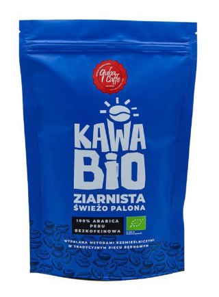 KAWA ZIARNISTA BEZKOFEINOWA ARABICA 100 % BIO 250 g - QUBA CAFFE