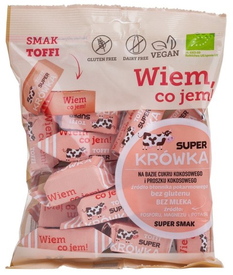 KRÓWKI O SMAKU TOFFI BEZMLECZNE BEZGLUTENOWE BIO 150 g - ME GUSTO (SUPER KRÓWKA)