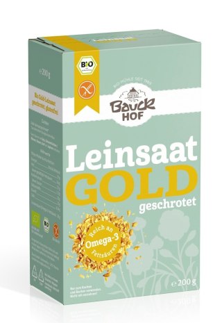 LEN ZŁOTY MIELONY BEZGLUTENOWY BIO 200 g - BAUCK HOF