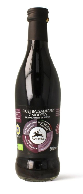 OCET BALSAMICZNY Z MODENY FILTROWANY BIO 500 ml - ALCE NERO