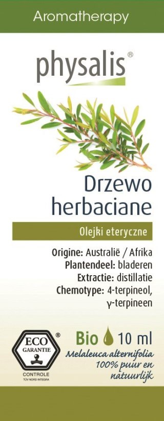 OLEJEK ETERYCZNY DRZEWO HERBACIANE ECO 10 ml - PHYSALIS