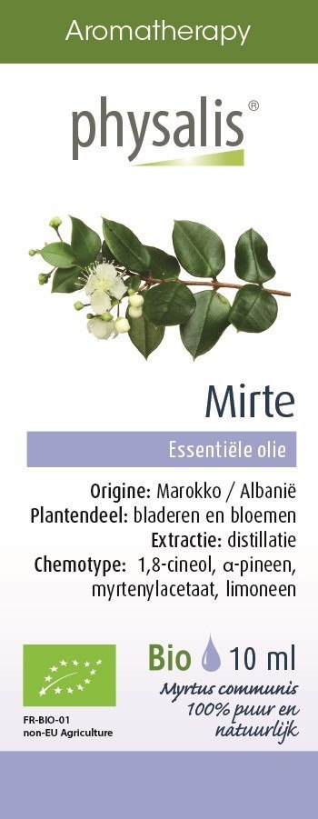 OLEJEK ETERYCZNY MIRT ZWYCZAJNY BIO 10 ml - PHYSALIS