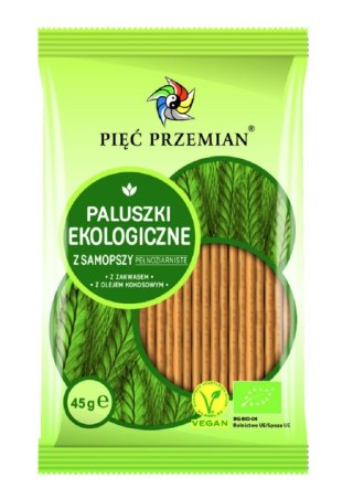 PALUSZKI Z SAMOPSZY PEŁNOZIARNISTE BIO 45 g - PIĘĆ PRZEMIAN