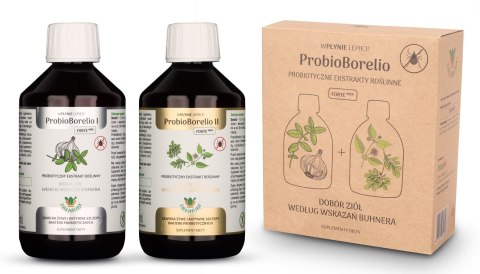 PROBIOTYCZNY EKSTRAKT ZIOŁOWY PROBIOBORELIO BEZGLUTENOWY BIO (2 x 300 ml) 600 ml - JOY DAY (ZIOŁA JĘDRZEJA)