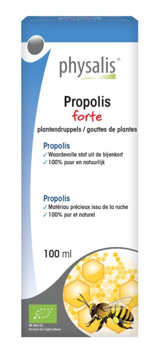 PROPOLIS FORTE EKSTRAKT W KROPLACH BIO 100 ml - PHYSALIS