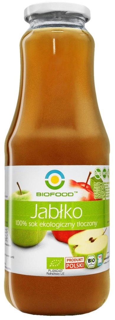 SOK JABŁKOWY NFC BEZGLUTENOWY BIO 1 L - BIO FOOD