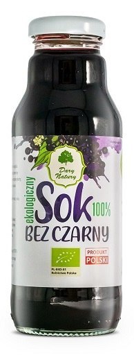SOK Z CZARNEGO BZU BIO 270 ml - DARY NATURY SOK Z CZARNEGO BZU BIO 270 ml - DARY NATURY