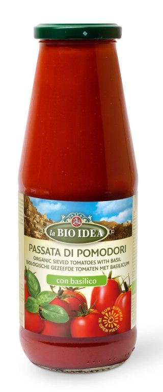 SOS POMIDOROWY PASSATA Z BAZYLIĄ BIO 680 g - LA BIO IDEA