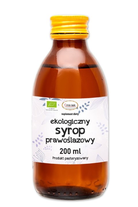 SYROP PRAWOŚLAZOWY BIO 200 ml - MIR-LEK