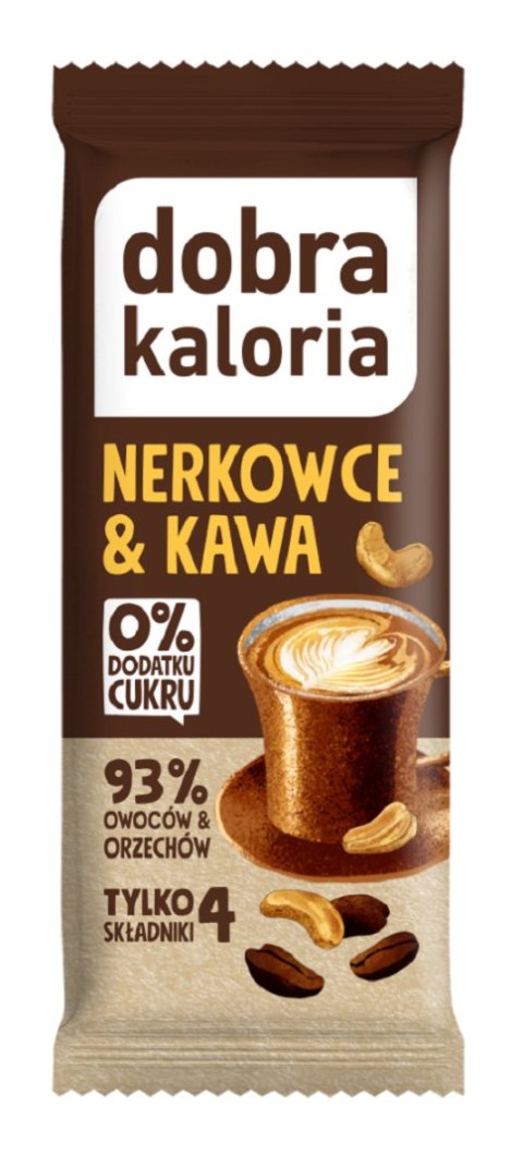 BATON DAKTYLOWY NERKOWCE & KAWA BEZ DODATKU CUKRÓW 35 g - DOBRA KALORIA