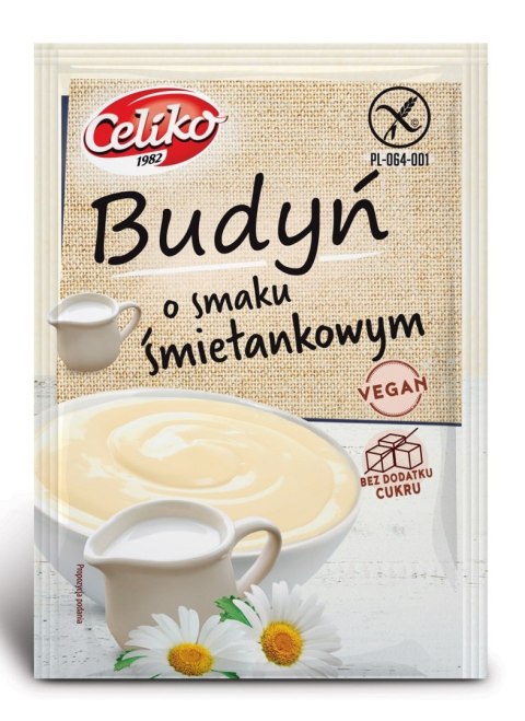 BUDYŃ O SMAKU ŚMIETANKOWYM BEZGLUTENOWY 40 g - CELIKO