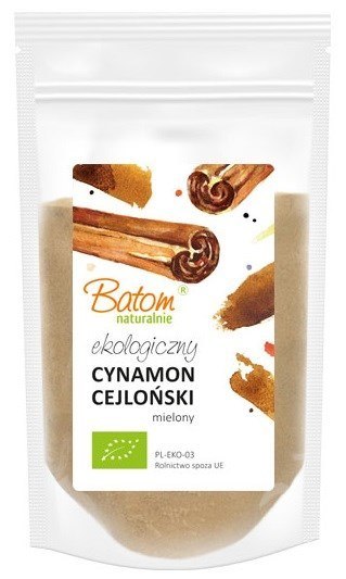 CYNAMON CEJLOŃSKI MIELONY BIO 125 g - BATOM