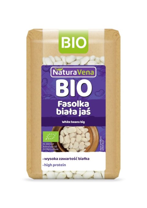 FASOLKA BIAŁA JAŚ BIO 400 g - NATURAVENA