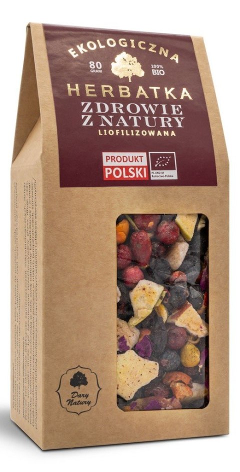 HERBATKA LIOFILIZOWANA ZDROWIE Z NATURY BIO 80 g - DARY NATURY HERBATKA LIOFILIZOWANA ZDROWIE Z NATURY BIO 80 g - DARY NATURY