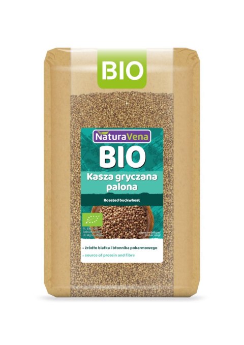 KASZA GRYCZANA PALONA BIO 1 kg - NATURAVENA