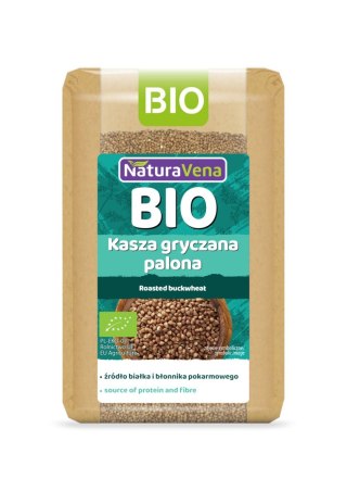 KASZA GRYCZANA PALONA BIO 500 g - NATURAVENA