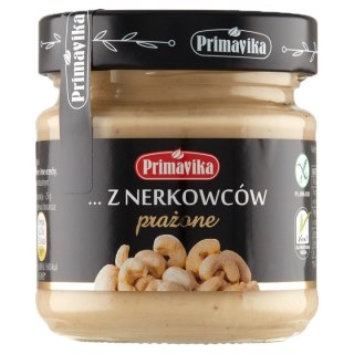 KREM Z PRAŻONYCH ORZECHÓW NERKOWCA BEZGLUTENOWY 185 g - PRIMAVIKA