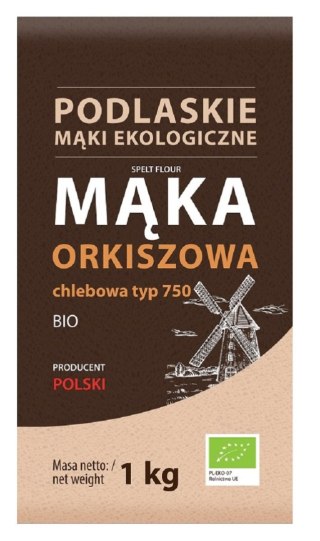 MĄKA ORKISZOWA CHLEBOWA TYP 750 BIO 1 kg - BIO LIFE (MĄKI PODLASKIE)