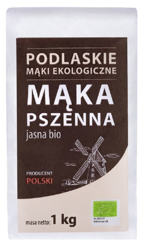 MĄKA PSZENNA JASNA TYP 550 BIO 1 kg - BIO LIFE (MĄKI PODLASKIE)