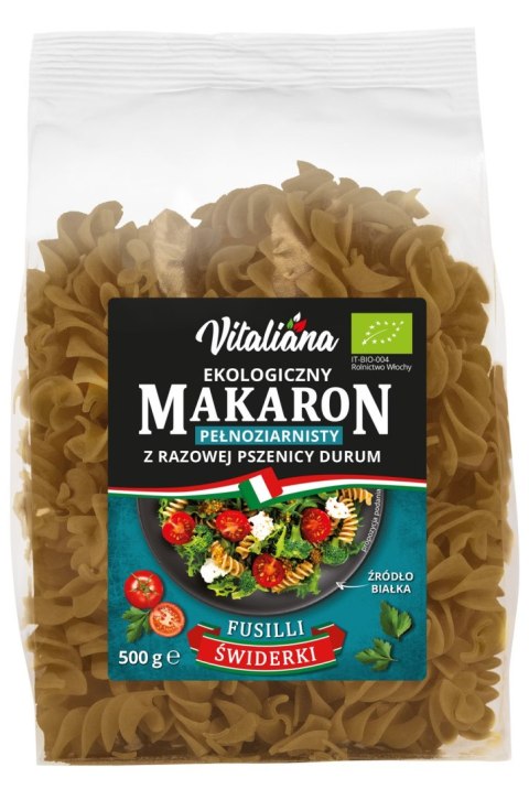 MAKARON (SEMOLINOWY RAZOWY) FUSILLI BIO 500 g - VITALIANA