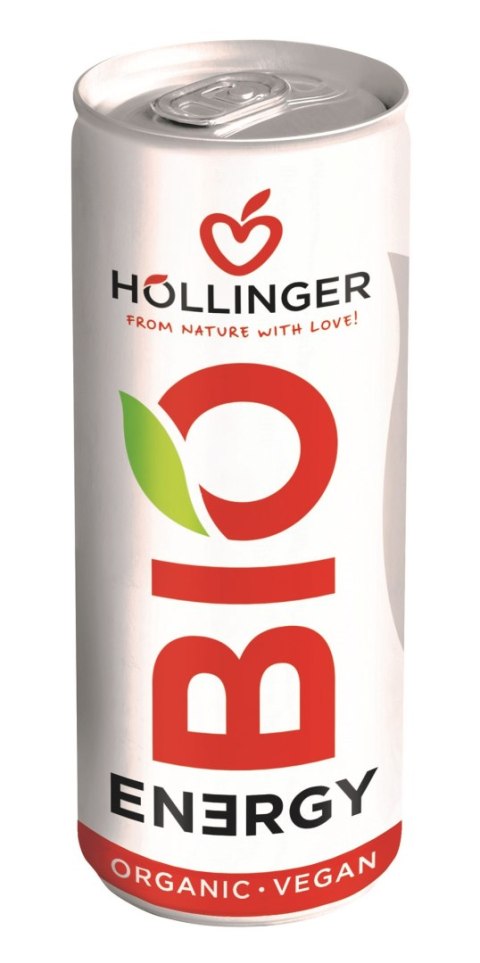 NAPÓJ ENERGETYZUJĄCY O SMAKU JABŁKO - JEŻYNA BIO 250 ml - HOLLINGER