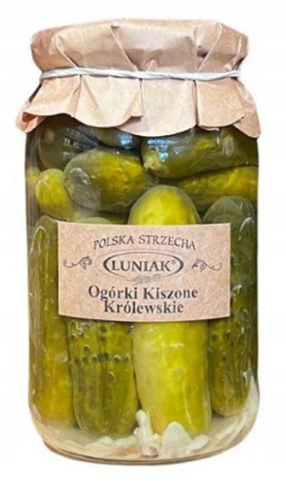 OGÓRKI KISZONE KRÓLEWSKIE 710 g (410 g) - LUNIAK