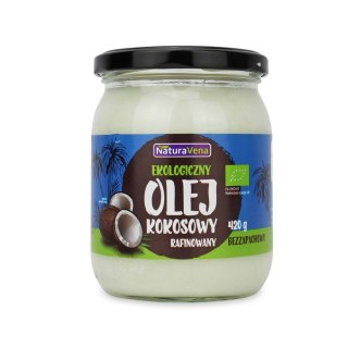 OLEJ KOKOSOWY BEZWONNY BIO 465 ml - NATURAVENA