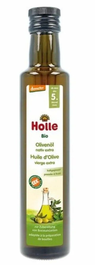 OLIWA Z OLIWEK EXTRA VIRGIN OD 5 MIESIĄCA DEMETER BIO 250 ml - HOLLE