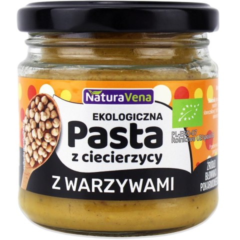 PASTA Z CIECIERZYCY Z WARZYWAMI BIO 185 g - NATURAVENA