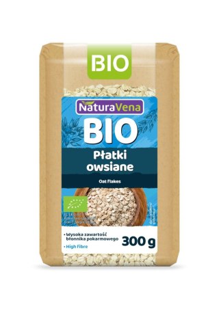 PŁATKI OWSIANE BIO 300 g - NATURAVENA