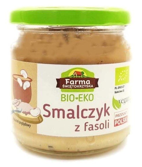 SMALCZYK WEGAŃSKI Z FASOLI BEZGLUTENOWY BIO 160 g - FARMA ŚWIĘTOKRZYSKA