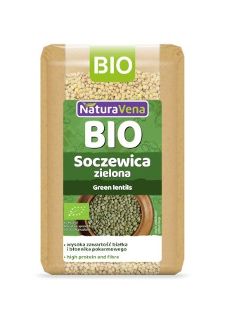 SOCZEWICA ZIELONA BIO 400 g - NATURAVENA