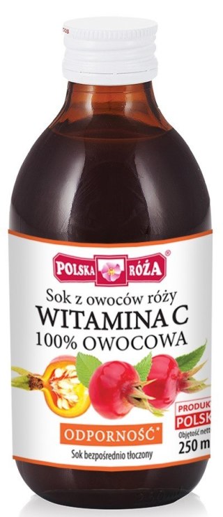 SOK Z RÓŻY NFC NA ODPORNOŚĆ 250 ml - POLSKA RÓŻA