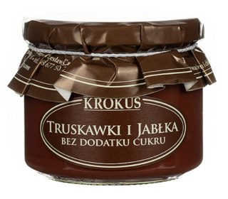 TRUSKAWKI I JABŁKA BEZ DODATKU CUKRÓW 310 g - KROKUS