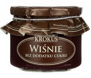 WIŚNIE I JABŁKA BEZ DODATKU CUKRÓW 310 g - KROKUS