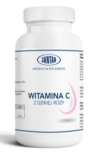 WITAMINA C Z DZIKIEJ RÓŻY (945 mg) 100 KAPSUŁEK - JANTAR