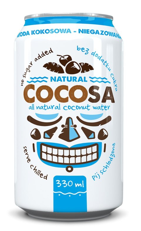 WODA KOKOSOWA NATURALNA NIEGAZOWANA 330 ml (COCOSA) - DIET-FOOD