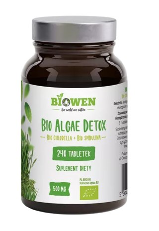 ALGI DETOX BIO 240 TABLETEK - BIOWEN