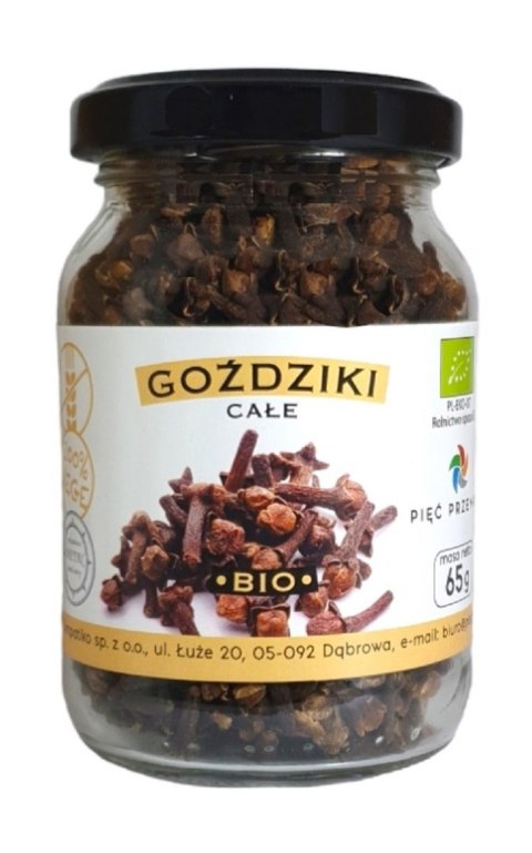 GOŹDZIKI CAŁE BEZGLUTENOWE BIO 65 g - PIĘĆ PRZEMIAN