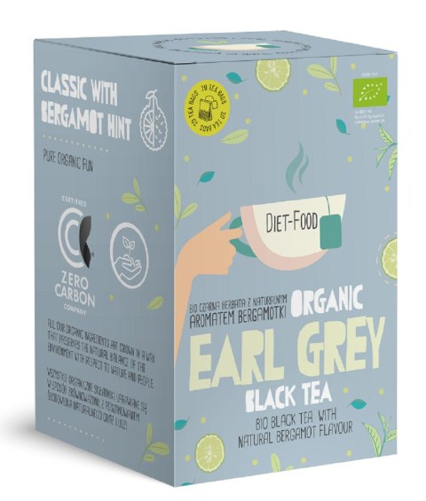 HERBATA CZARNA EARL GREY BIO (20 x 2 g) 40 g - DIET-FOOD