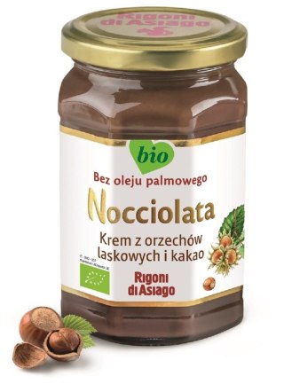 KREM Z ORZECHÓW LASKOWYCH I KAKAO BEZGLUTENOWY BIO 650 g - RIGONI DI ASIAGO (NOCCIOLATA)