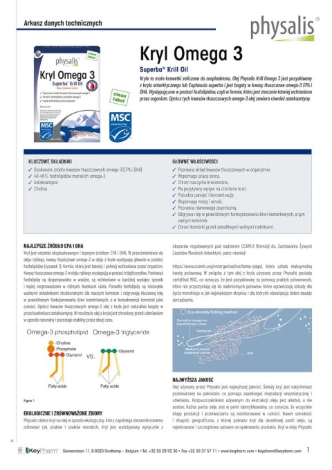 KRYL OMEGA-3 30 KAPSUŁEK - PHYSALIS