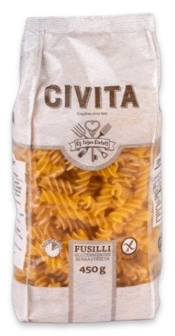 MAKARON (KUKURYDZIANY) FUSILLI BEZGLUTENOWY 450 g - CIVITA